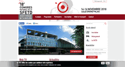 Desktop Screenshot of congres-sfetd.fr